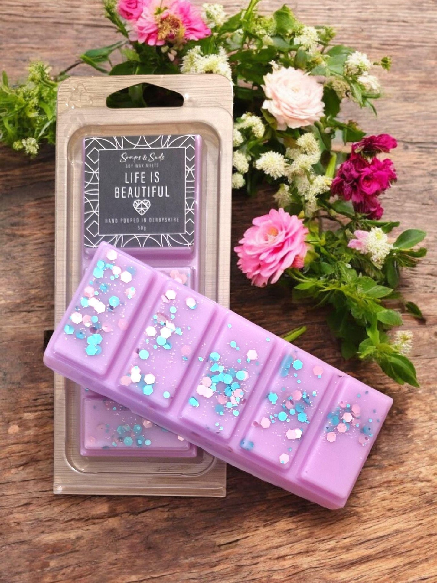 Life is Beautiful Soy Wax Snap Bar