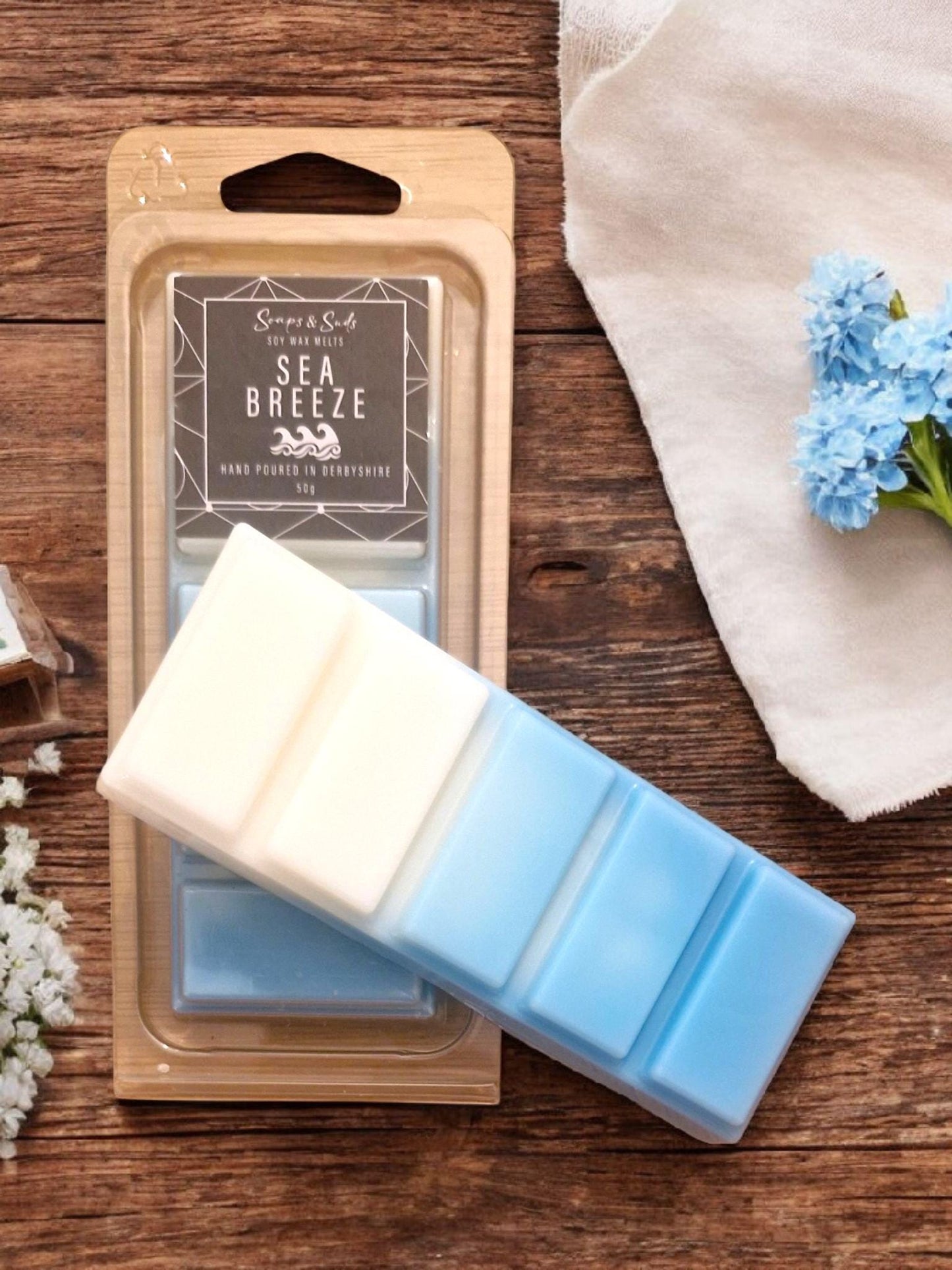 Sea Breeze Soy Wax Snap Bar