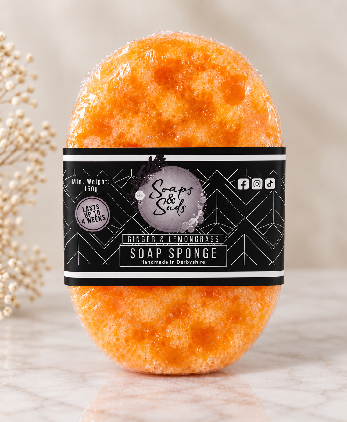 Ginger & Lemongrass Soap Sponge | 2 For £12