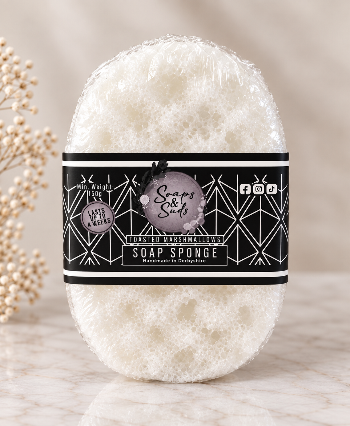 Toasted Marshmallows Soap Sponge | 2 For £12