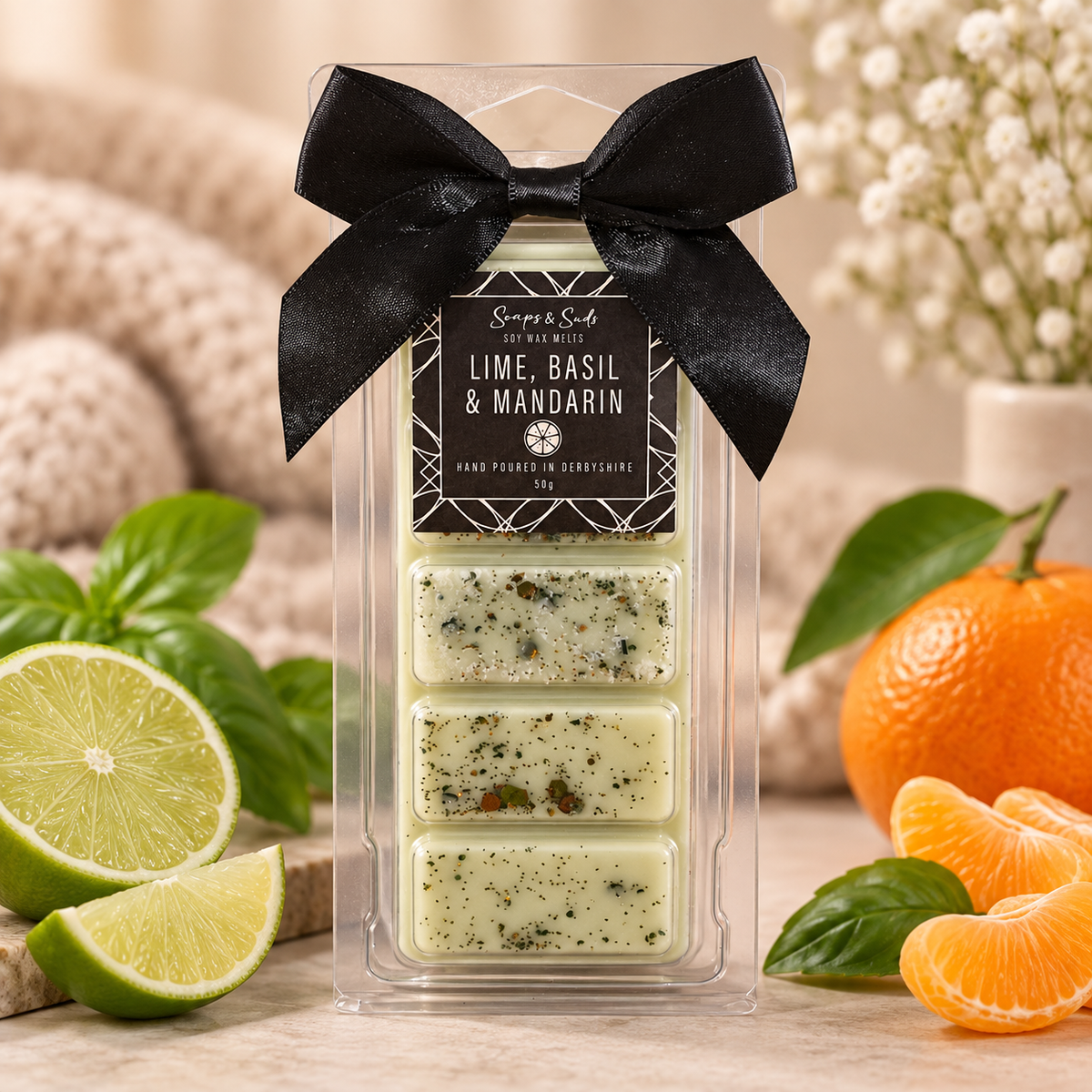Lime, Basil & Mandarin Wax Melt
