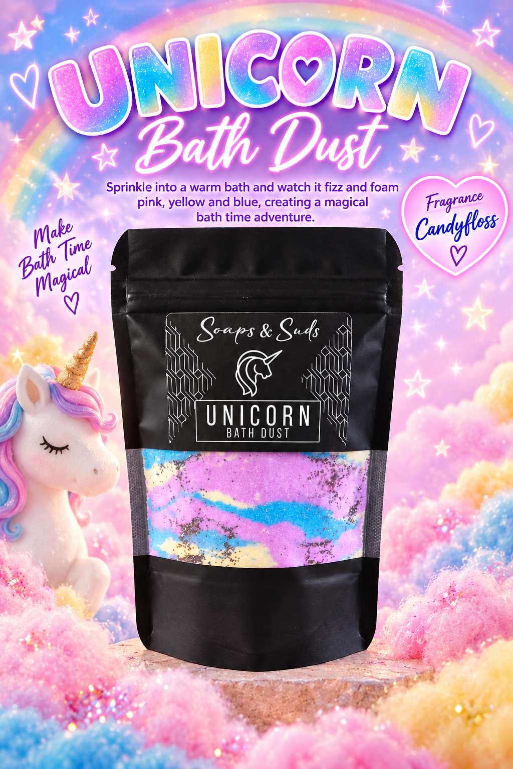 Unicorn Bath Dust