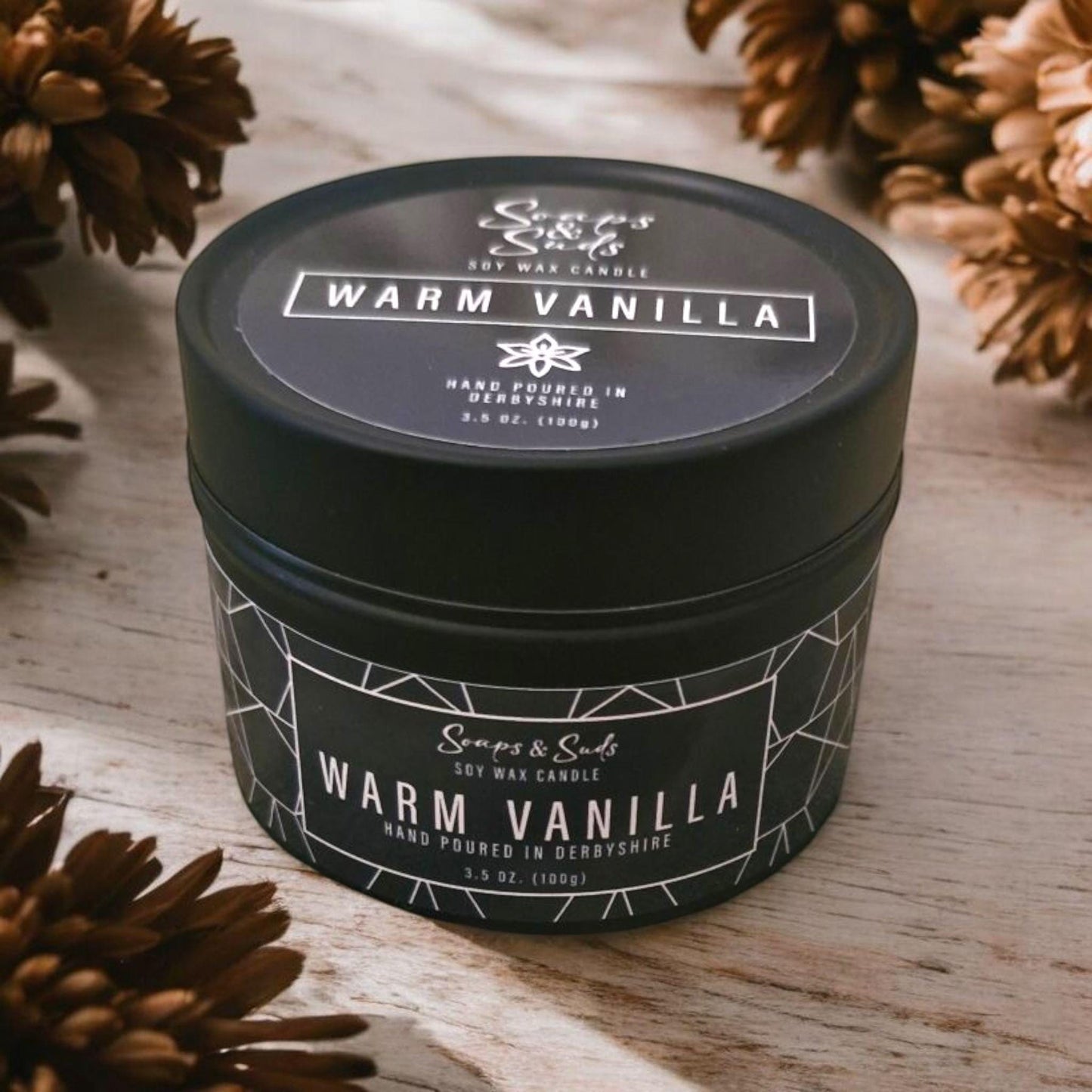 Warm Vanilla Soy Wax Candle