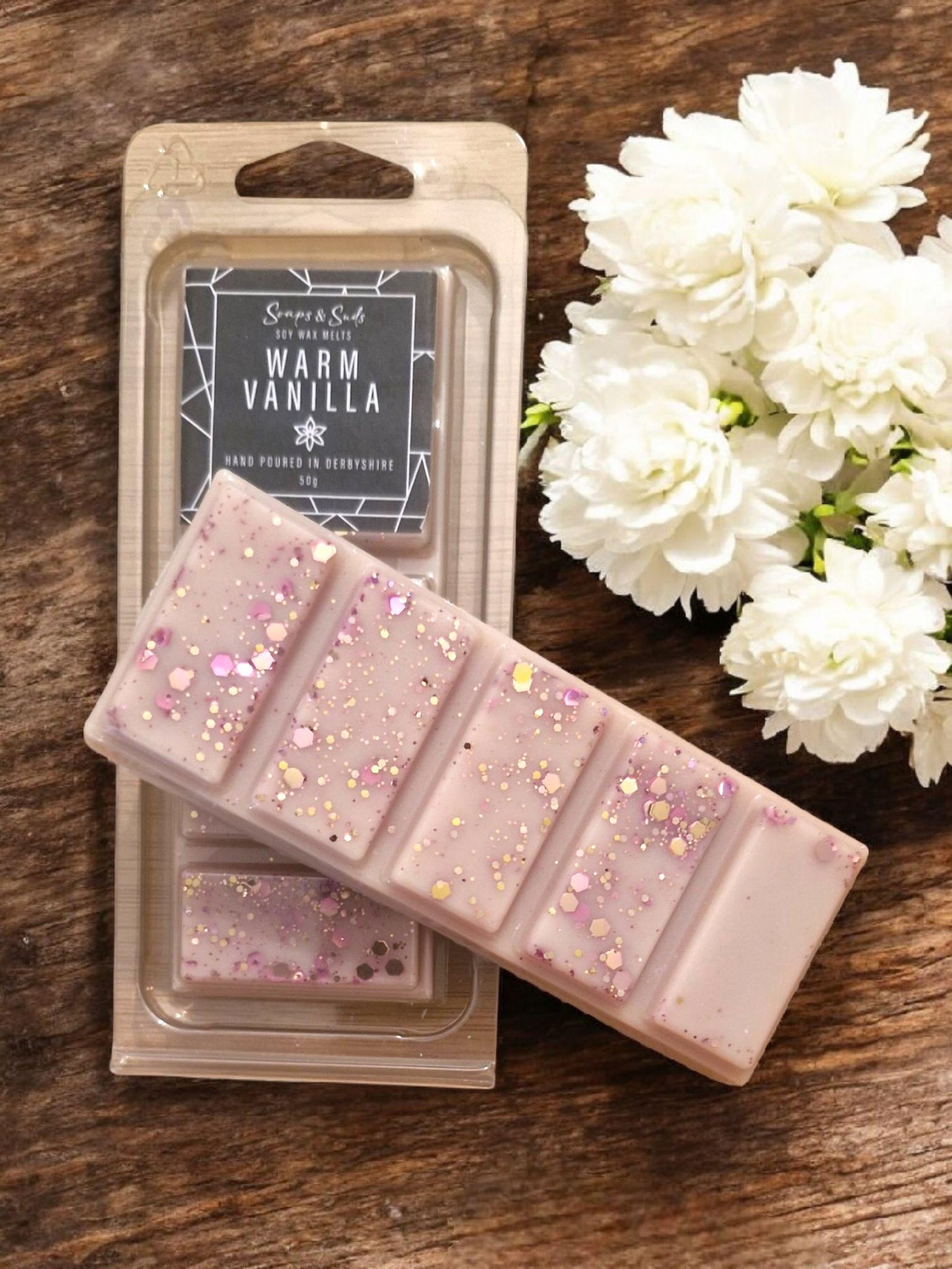 Warm Vanilla Soy Wax Snap Bar