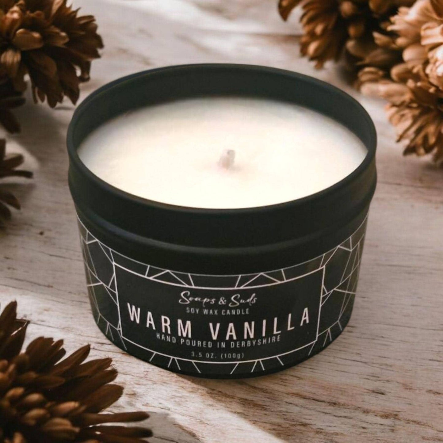 Warm Vanilla Soy Wax Candle