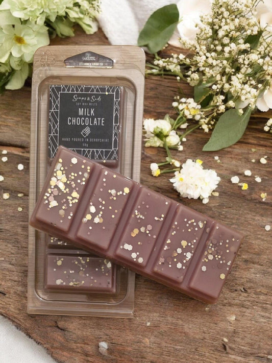 Milk Chocolate soy wax snap bar