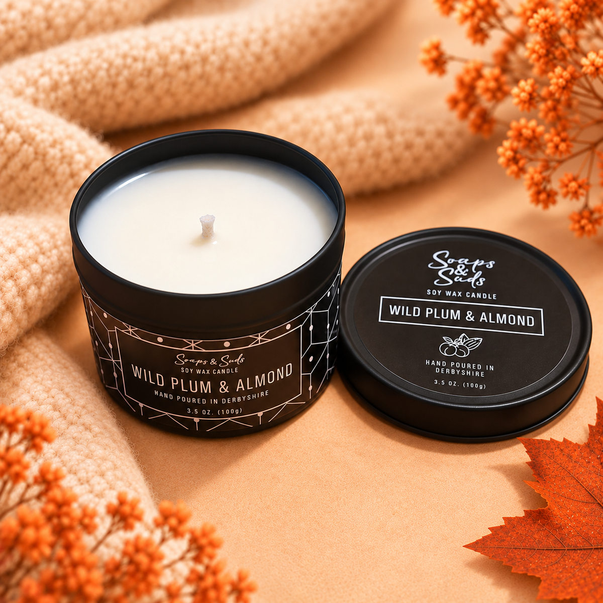 Wild Plum & Almond Candle