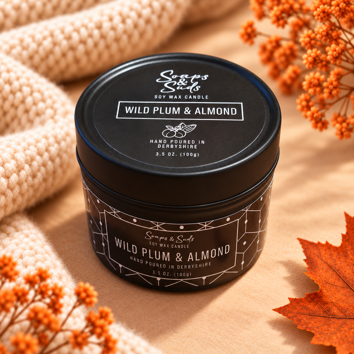 Wild Plum & Almond Candle