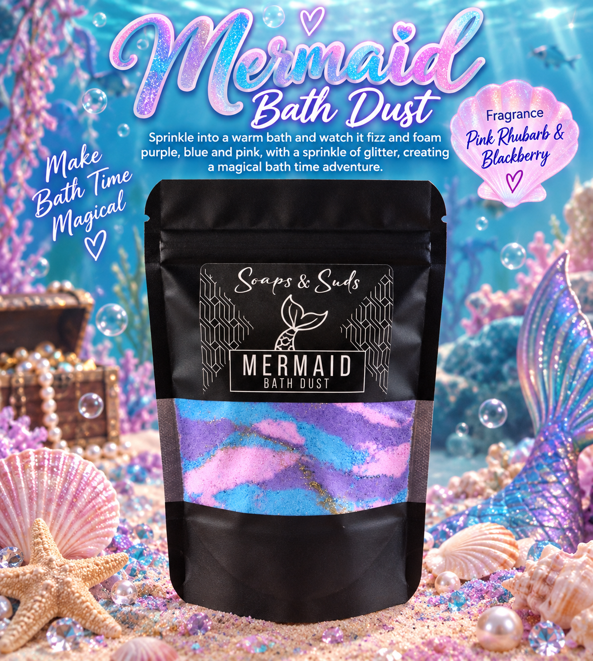 Mermaid Bath Dust