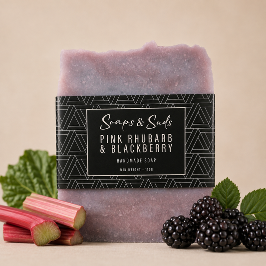 Pink Rhubarb & Blackberry Soap
