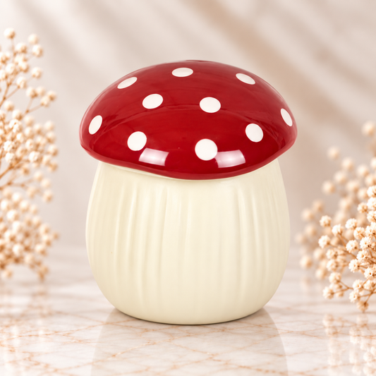 Red & White Mushroom Burner