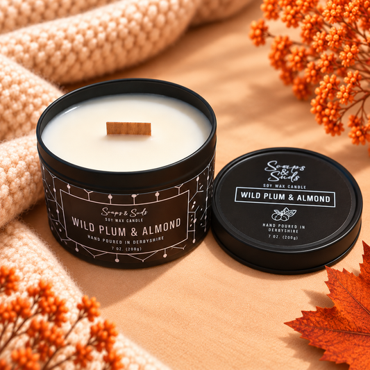 Large Wild Plum & Almond Candle
